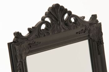 Miroir Amalia 45X160 CM noir x45x160 Bois noir 4