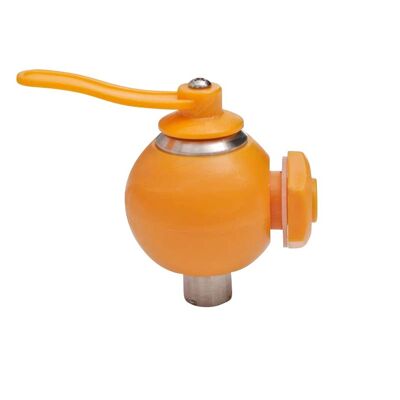 Orange juicer faucet orange 5x8x7 orange plastic