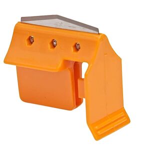 Couteau presse orange orange 10x6x10 plastique orange