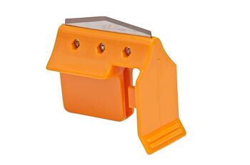 Couteau presse orange orange 10x6x10 plastique orange 1