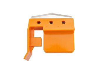 Couteau presse orange orange 10x6x10 plastique orange 2