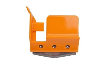 Couteau presse orange orange 10x6x10 plastique orange 3