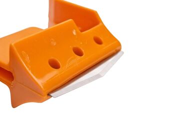 Couteau presse orange orange 10x6x10 plastique orange 4