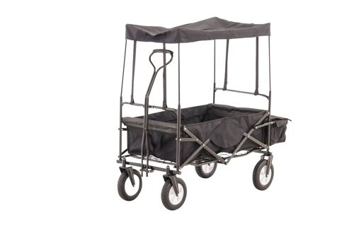 Rudi opvouwbare wagen zwart 52x119x110 zwart Materiaal