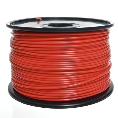 Filamento PLA 3,0 mm rosso xx plastica rossa