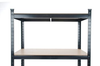 Étagère enfichable 90x45x220cm noir 40x90x90 métal noir métal 4