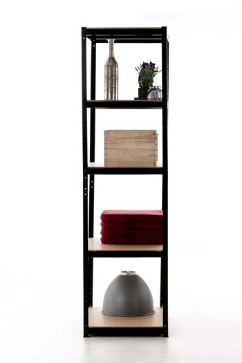 Étagère enfichable 90x60x220cm noir 40x90x90 métal noir métal 3