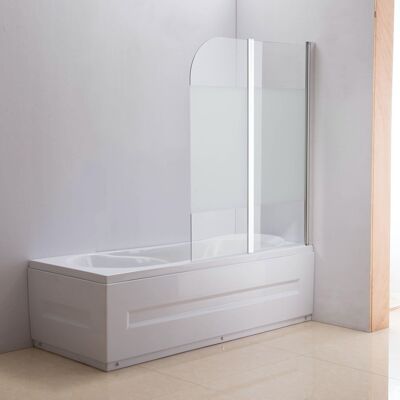 Shower enclosure 133x53cm/133x55cm Right half frosted half frosted glass x108x133 half frosted glass Glass