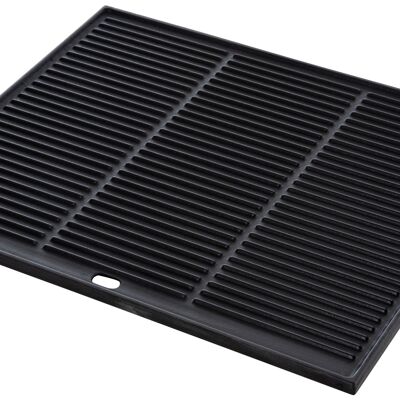 Grill plate 48.5x40cm anthracite 40x48.5x1.5 anthracite cast iron