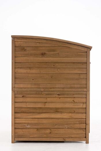 Poubelle MX240 naturel 92x81x124 Bois naturel Bois 3