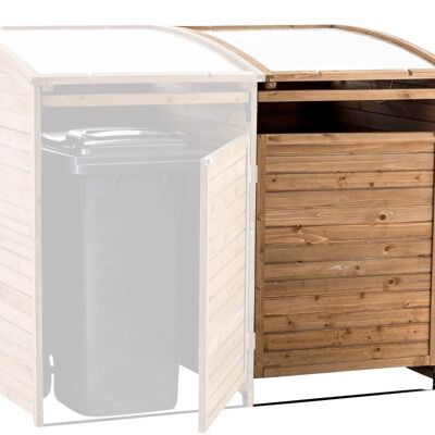 Expansion garbage can SX240 natural 92x75x124 natural Wood Wood