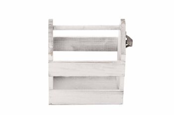 Porte-bouteille Teuto blanc antique 17x29x29 blanc antique Bois 3