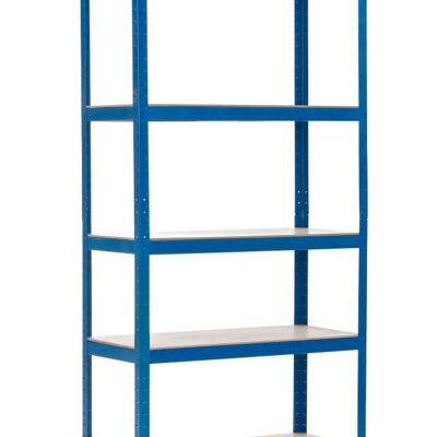 Storage rack 90x40x180 cm blue 40x90x180 blue metal metal