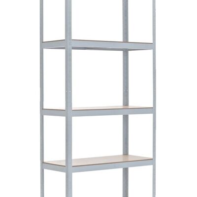 Storage rack 90x40x180 cm white 40x90x180 white metal metal