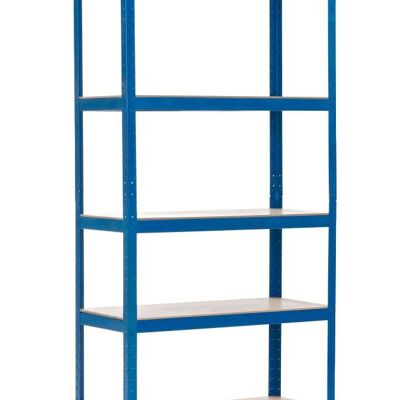 Scaffale portaoggetti 90x40x200 cm blu 40x90x200 metallo blu metallo