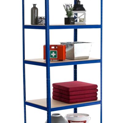 Storage rack 90x45x200 cm blue 45x90x200 blue metal metal