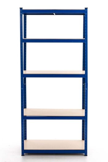 Etagère de rangement 90x45x200 cm bleu 45x90x200 métal bleu métal 2