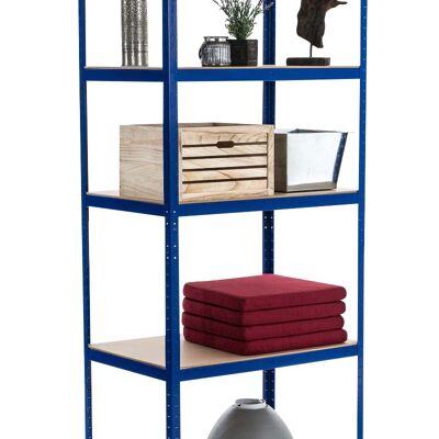 Storage rack 90x45x220 cm blue 45x90x220 blue metal metal