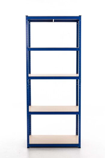 Etagère de rangement 90x45x220 cm bleu 45x90x220 métal bleu métal 2