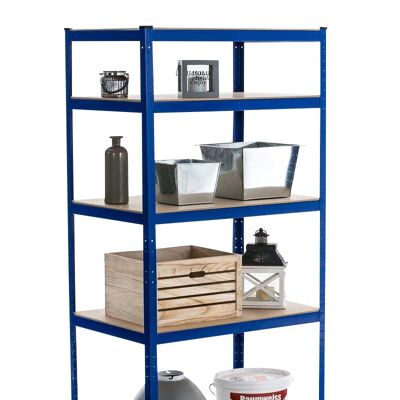 Estante de almacenamiento 90x60x180 cm azul 60x90x180 azul metal metal