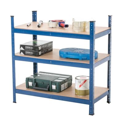 Storage rack 90x45x90 cm blue 45x90x90 blue metal metal