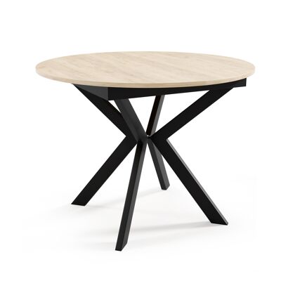 Mesa de comedor redonda extensible Lacanche Sonoma