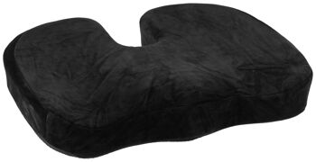 Coussin d'assise ergonomique noir 36x46x7 noir 1