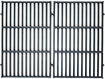 Ensemble grille de cuisson 44,5x30,3 cm noir 30,3x44,5x1,5 fonte noire 2