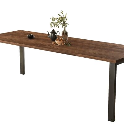 Table à manger extensible Herrere en chêne Stirling