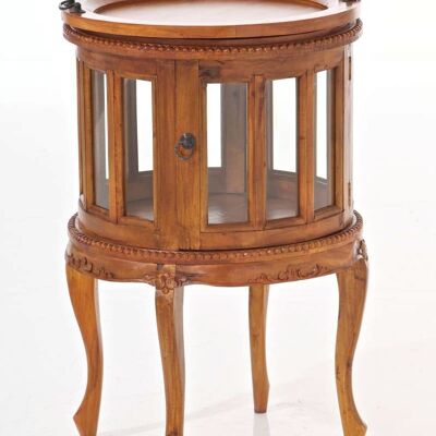 Tavolo da tè rotondo rustico 50x50x75 legno rustico Legno