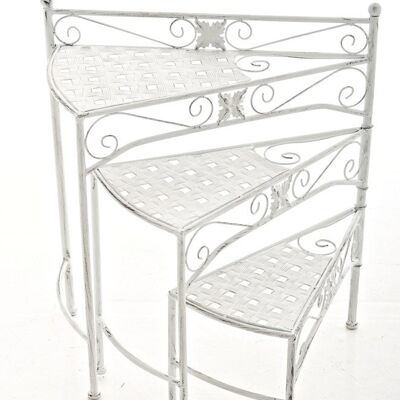 Flower rack Swing antique white 29x57x55 antique white metal metal