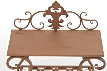 Table à fleurs Aurica brun antique 22x53x63,5 métal brun antique métal 4