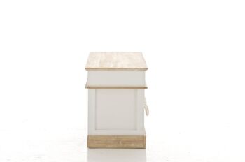 Banc Norby blanc 35x103x45 bois blanc bois 3