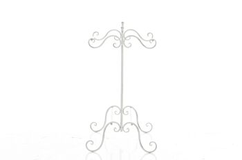 Porte-serviettes Gratia blanc antique 40,5x81x75 métal blanc antique 3