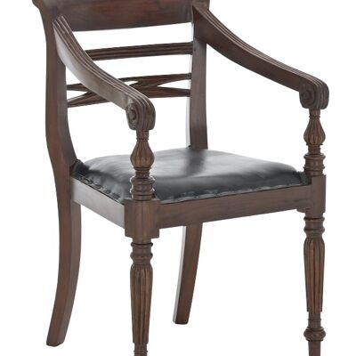 Mahogany chair DERRY brown 59x59x86 brown Wood Wood