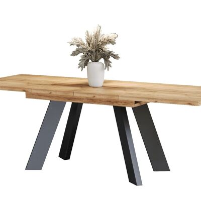 Giovicacce Extendable Dining Table Gold Oak