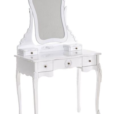 Dressing table Sophie white 45x88x157 white Wood Wood