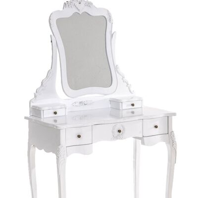 Dressing table Sophie white 45x88x157 white Wood Wood
