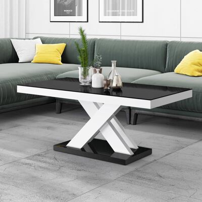 Table basse Tagnone Noir brillant