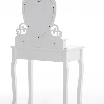 Dressing table Valentine 68*40*130 cm white 40x68x131 white Wood Wood