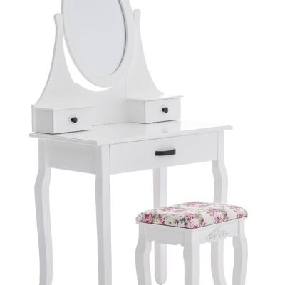 Dressing table Neila 75*40*136cm white 40x74.5x70 white Wood Wood