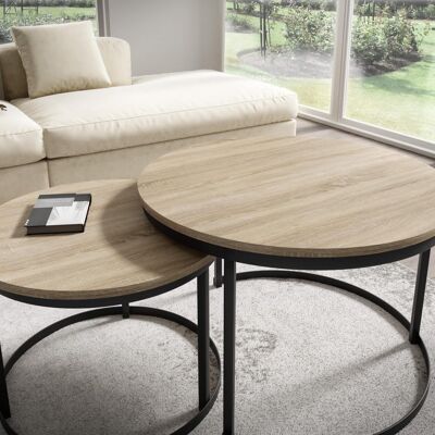 Ensemble de table basse Royanne Sonoma