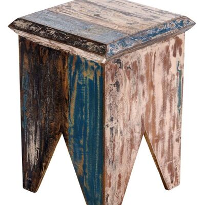 Teak stool Milo natural 40x40x56.5 natural Wood Wood