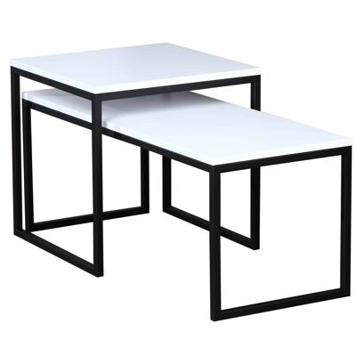 Mesa de comedor extensible Herouville Roble Dorado - 130-330 x 80 cm