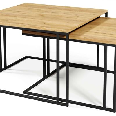 Table basse Ibie en chêne naturel