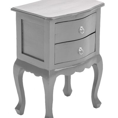 Side table Bjˆrk Gray 35x48x67 Gray Wood Wood