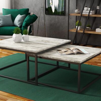 Tavolo da pranzo allungabile Herouville Wotan Oak - 130-250 x 80 cm