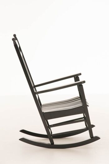 Chaise à bascule Marissa noir 82x66x112 bois noir 3