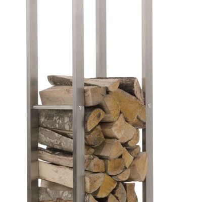 Firewood holder Keri 25x40x150 stainless steel 25x40x150 stainless steel metal stainless steel