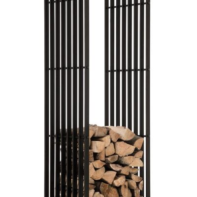 Firewood holder Irving 40x50x150 black Matt 40x50x150 black Matt metal metal